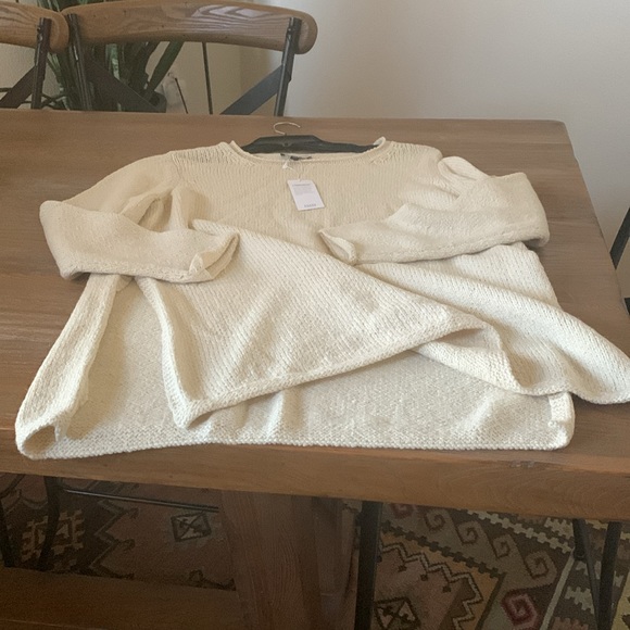 NWT Eileen Fisher Soft White Alpaca Ballet Neck Pullover Tunic - Picture 10 of 12